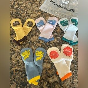 NIP Colorful Animal Print Socks for boys